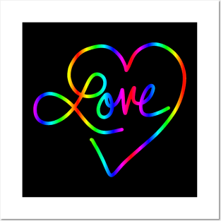 Love - Rainbow Posters and Art